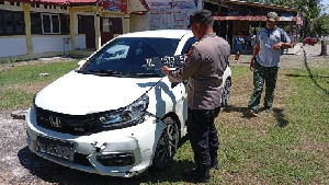 Kecelakaan di Jalur Nasional Aceh Barat, Pengendara Motor Patah Kaki