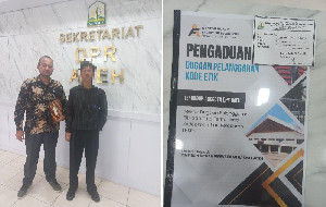 Tak Patuh Laporkan LHKPN, Ketua DPRA dan Ketua BKD Dilaporkan ke BKD