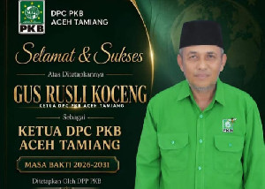Gus Rusli Koceng Resmi Pimpin PKB Aceh Tamiang