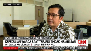 Sosiolog Unpad: Sikap Acuh Masyarakat Urban Bisa Jadi Celah Kejahatan