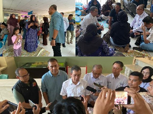 Kadishub Aceh dan ASDP Kembali Jenguk Korban Insiden KMP Aceh Hebat 2 di RSUDZA