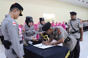 Mutasi Enam PJU Polresta Banda Aceh, Kapolresta Minta Tingkatkan Kepercayaan Publik