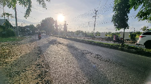 Jalan Nasional di Ring 1 Industri Lhokseumawe Rusak Bertahun-tahun, Warga Butuh Perbaikan