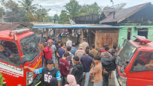 Kebakaran di Tunyang Bener Meriah, Lima Jadi Arang