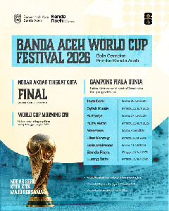 Pemko Banda Aceh Siapkan 9 Titik Nobar Piala Dunia di Setiap Kecamatan