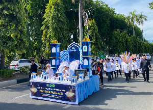 Ribuan Pelajar Semarakkan Pawai Syiar 1 Muharram 1448 H di Banda Aceh