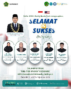Lolos Student Exchange, 5 Mahasiswa UIN Ar-Raniry Kuliah di INTI University Malaysia