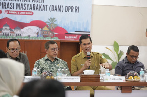 Terima BAM DPR RI, Sekda Aceh Dorong Penyelesaian Kasus Warga Eks Blang Lancang-Rancong