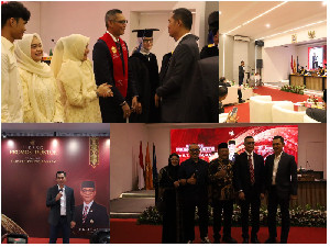Sekda Aceh Hadiri Sidang Terbuka Promosi Doktor T.A. Khalid di Unpad Bandung