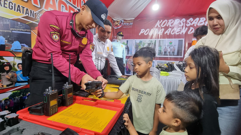 Di Bhayangkara Fest 2026, Anak-Anak Aceh Belajar Mengenal Polisi dari Dekat