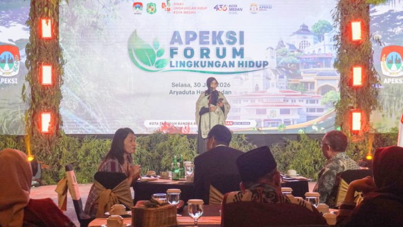 Illiza Ajak Kota-Kota Percepat Penurunan Emisi di Forum APEKSI Medan