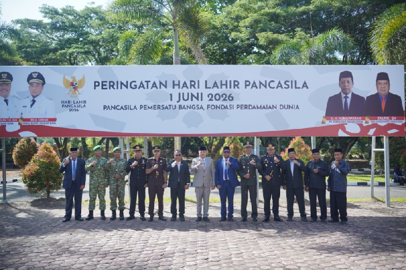 Bupati TRK Jadi Inspektur Upacara, Pemkab Nagan Raya Peringati Hari Lahir Pancasila