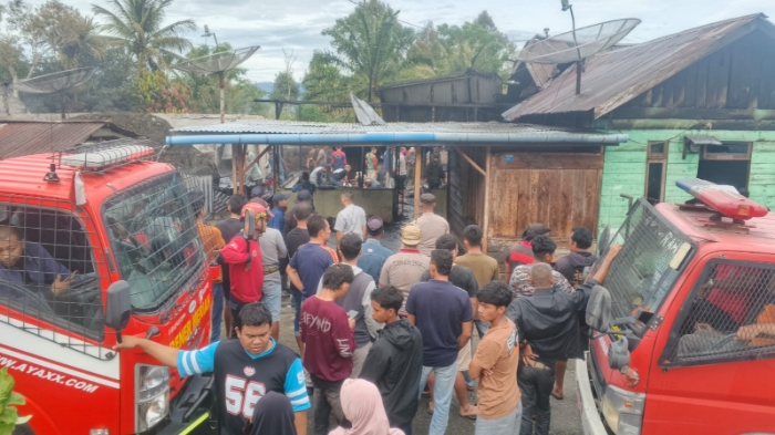 Kebakaran di Tunyang Bener Meriah, Lima Jadi Arang