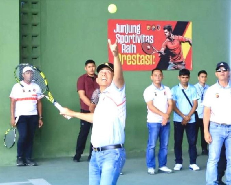 170 Atlet Ramaikan Turnamen Tenis Kapolda Aceh Cup 2026