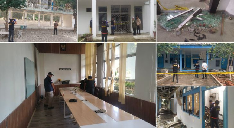 Labfor Polri Temukan Botol Beraroma Hidrokarbon di Lokasi Kebakaran Fakultas Pertanian USK