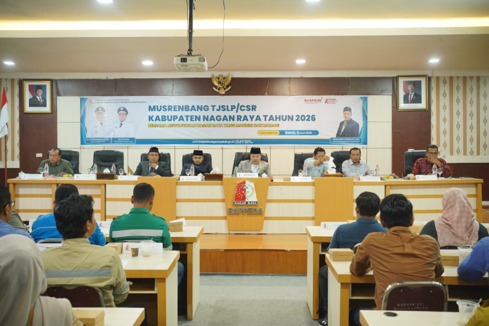 Buka Musrenbang TJSLP/CSR 2026, Bupati TRK Ajak Perusahaan Dukung Penyelesaian Masjid Giok