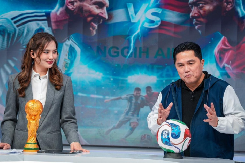 Erick Thohir Apresiasi 7.200 Titik Nobar Piala Dunia 2026, Dongkrak Ekonomi Daerah