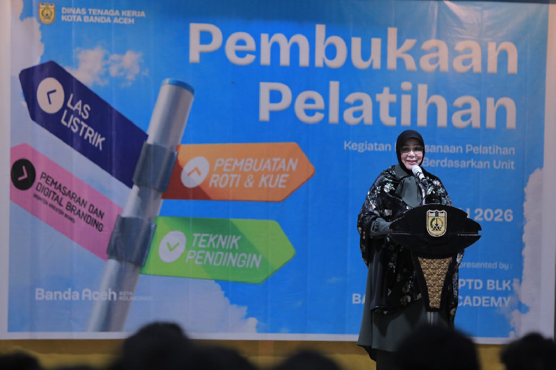 Illiza Buka Pelatihan BAA, 96 Warga Banda Aceh Dibekali Keterampilan Siap Kerja