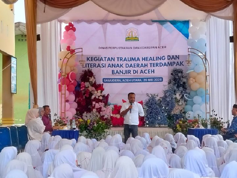 Pulihkan Trauma Pascabencana, DPKA Hadirkan Storytelling bagi Anak-Anak Aceh Utara