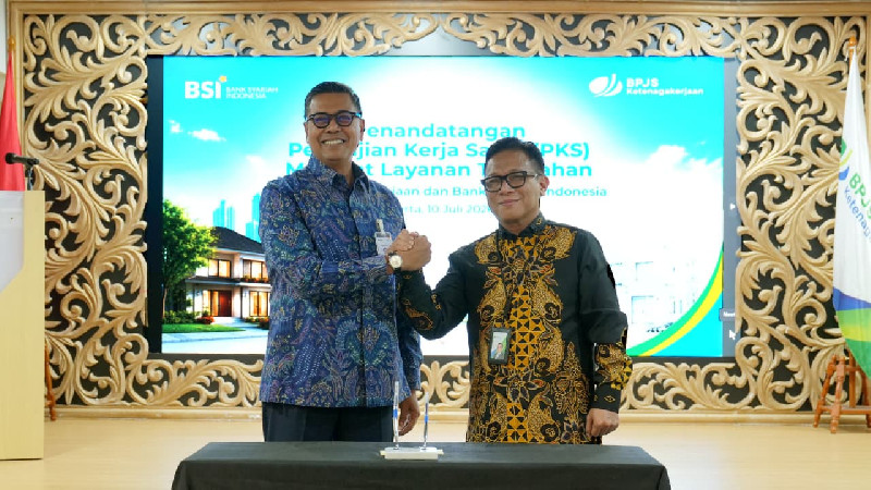 BSI Gandeng BPJS Ketenagakerjaan Hadirkan KPR Syariah 30 Tahun