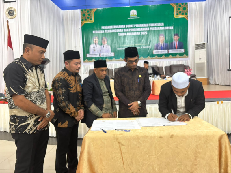 Dinas Dayah Aceh Tegaskan Proyek Dayah Tetap Swakelola Sesuai Regulasi