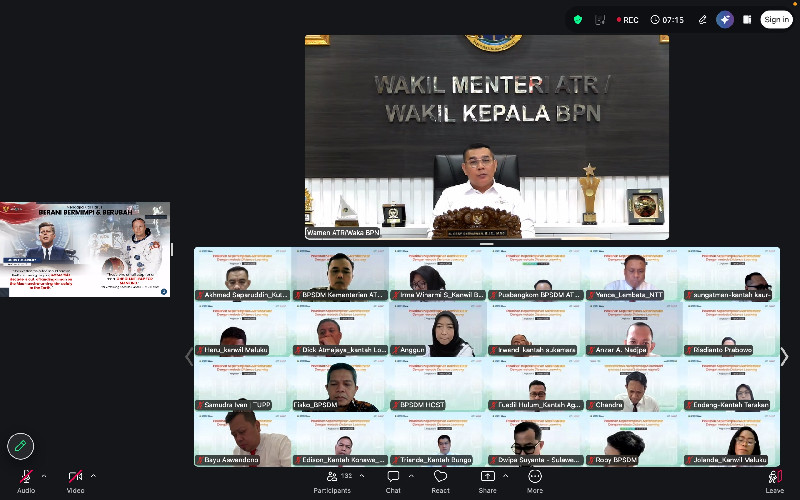 Wamen ATR/BPN: Pejabat Administrator Harus Jadi Arsitek Perubahan Pelayanan Publik