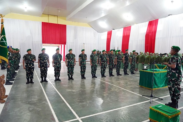 Lima Dandim Jajaran Korem Lilawangsa Diserahterimakan