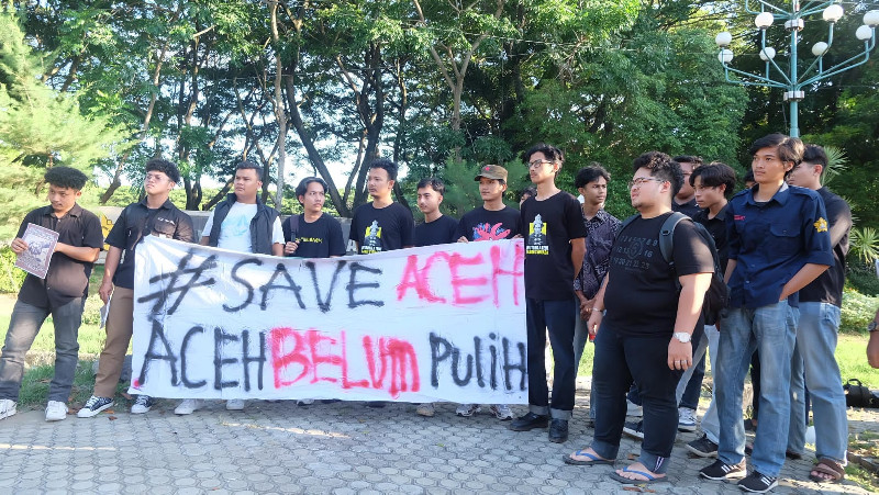 Mahasiswa Aceh Desak Pemerintah Buka Data Anggaran Rehabilitasi Pascabencana