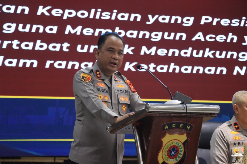 Kapolda Aceh Paparkan Commander Wish sebagai Pedoman Penguatan Kinerja Kepolisian