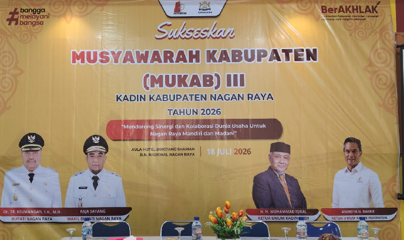 MUKAB III KADIN Nagan Raya Resmi Digelar, Perebutan Kursi Ketua Dimulai