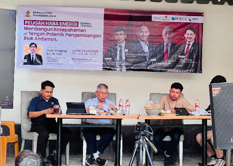 DEM Aceh Usulkan Lima Langkah Strategis Pengembangan Blok Andaman
