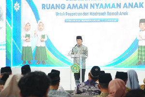 Menag Luncurkan Gernas RANA untuk Wujudkan Pesantren dan Madrasah Ramah Anak