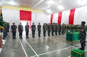 Lima Dandim Jajaran Korem Lilawangsa Diserahterimakan