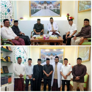 Kapolda Aceh Bersyukur Kembali Mengabdi, Silaturahmi ke Masjid Raya Baiturrahman
