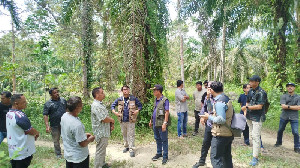 Pemkab Aceh Utara Tinjau Lokasi Pembangunan Huntap di Langkahan, Ini Tiga Gampong Prioritas