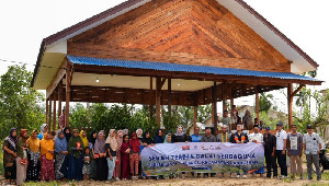 Bakrie Amanah dan PGE Resmikan Balai Serbaguna untuk Desa Lubok Pusaka Aceh Utara