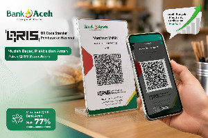 QRIS Bank Aceh Terus Tumbuh, Merchant Melonjak 77% dalam Tiga Tahun