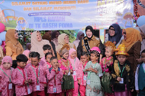 Illiza Tinjau MPLS dan Program GAMAS di Tiga Sekolah Banda Aceh