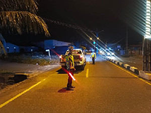 Polres Aceh Barat Cegah Balap Liar, Patroli Dini Hari Sasar Jalan Iskandar Muda
