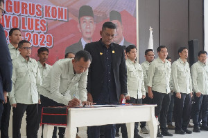 Dilantik Pimpin KONI Gayo Lues 2025-2029, Chairuddin Kasiman Siap Genjot Prestasi Atlet