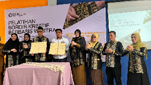 20 Perajin Banda Aceh Ikuti Pelatihan Bordir Wastra Aceh, Dekranasda Bidik Pasar Nasional