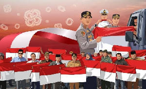 Pemkab Aceh Tengah Bagikan 1.000 Bendera Merah Putih Jelang HUT RI ke-81