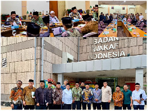 Kawal Wakaf Blangpadang, Pemprov Aceh dan Ulama Temui BWI Pusat
