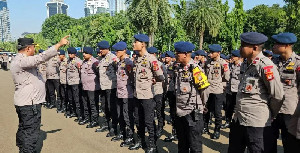 687 Polisi Disiagakan Kawal 4 Demo Mahasiswa di Jakarta Pusat Hari Ini