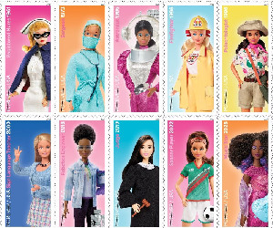 USPS Rilis 10 Prangko Barbie Baru, Tampilkan Beragam Profesi Ikonik