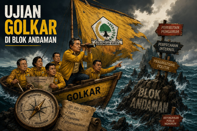 Ujian Golkar di Blok Andaman