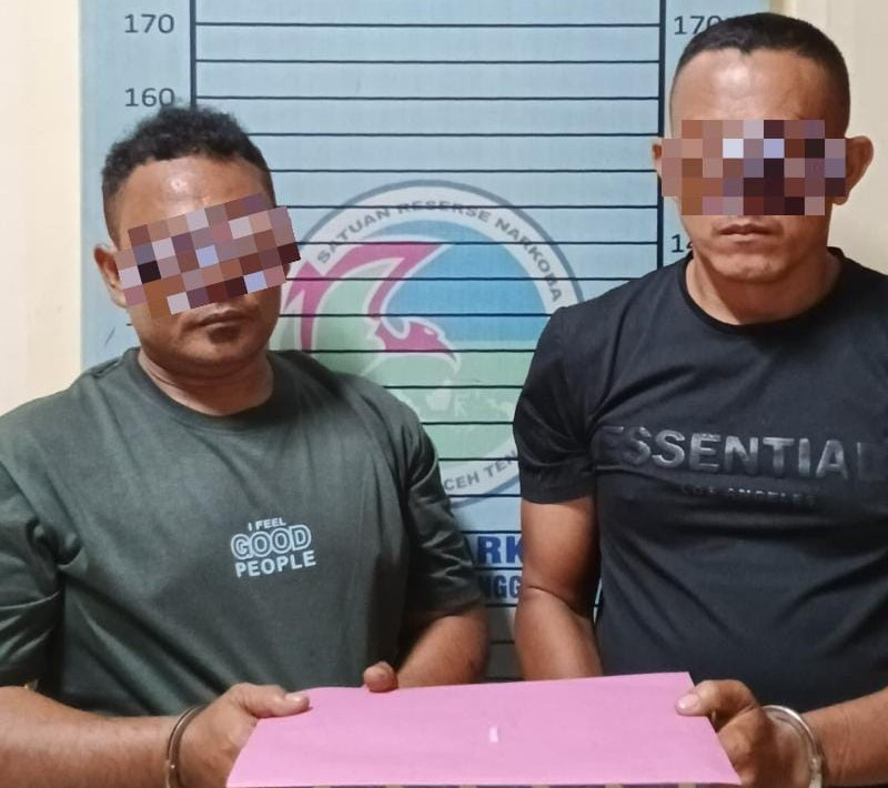 Satresnarkoba Polres Agara Amankan Dua Tersangka Narkotika