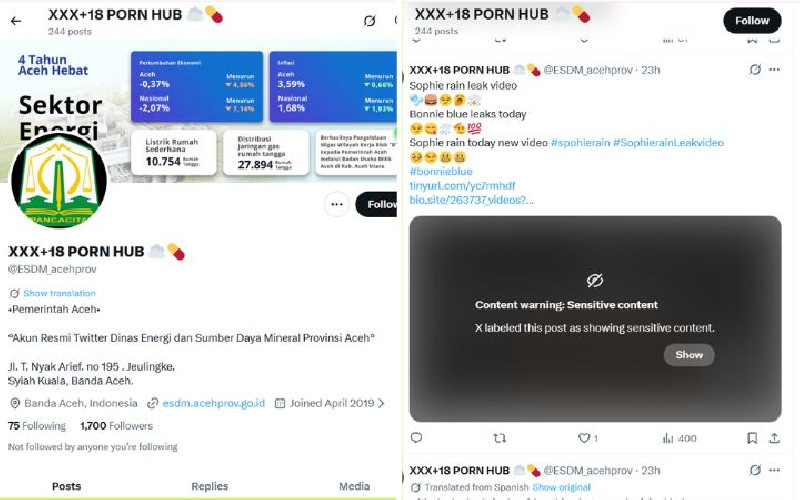 Akun X Dinas ESDM Aceh Diretas, Kadis Asnawi Imbau Warga Jangan Klik Tautan Mencurigakan