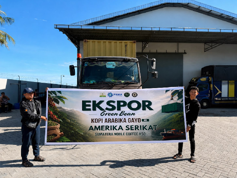 PEMA Kembali Lakukan Ekspor Kedua Kopi Arabika Gayo ke Amerika Serikat
