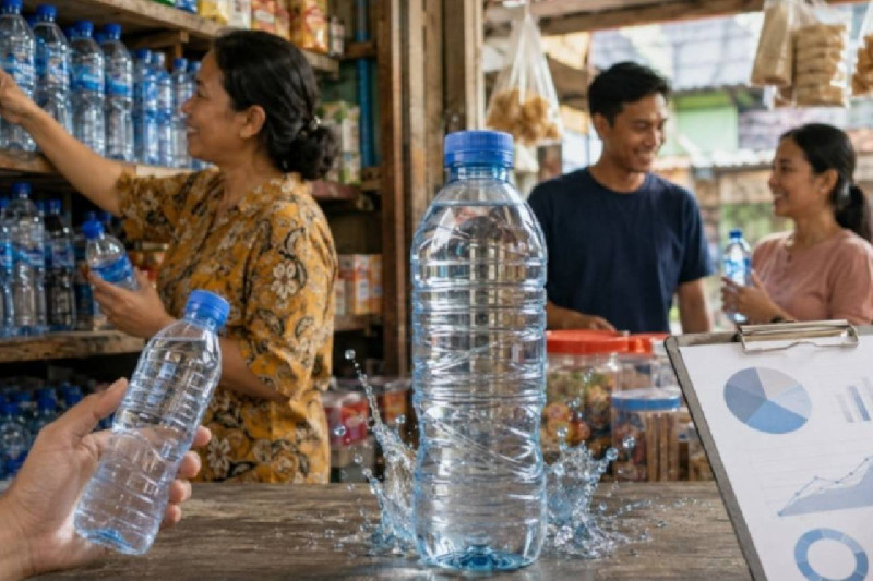 Hasil Riset: Dua Merek Kuasai Pasar Air Minum, Siapa Saja?
